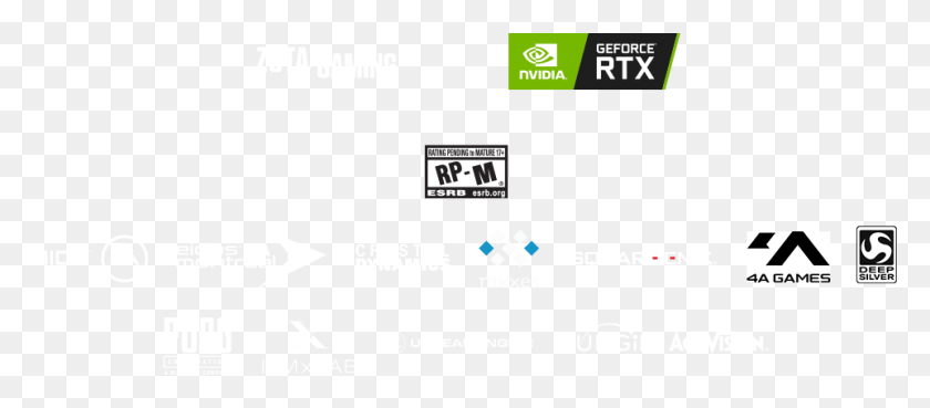 961x381 Nvidia Corporation 2018 Nvidia Логотип Nvidia И Deep Silver, Этикетка, Текст, Наклейка Hd Png Скачать