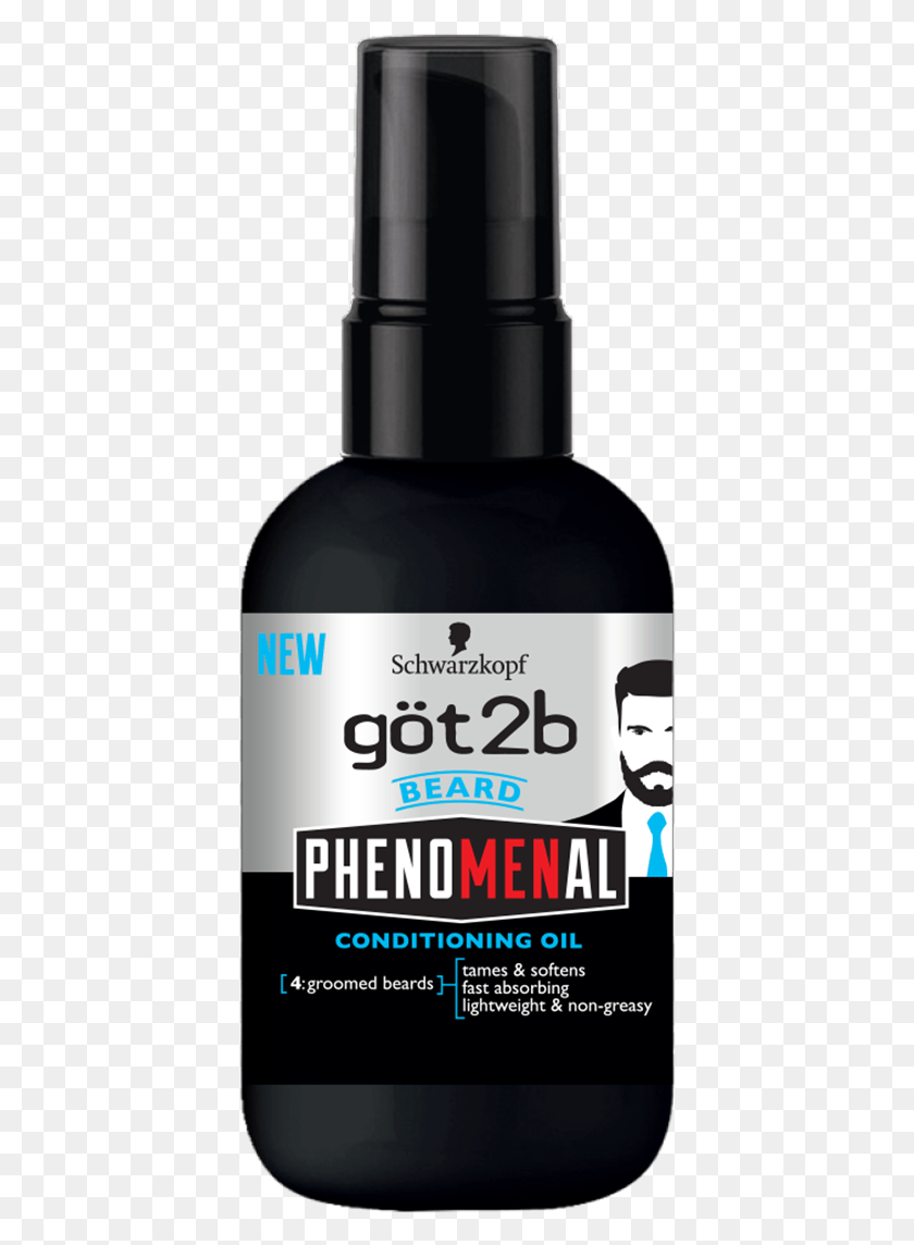 402x1084 2018 Product 970x1400phenomenal Beard Conditioning Got2b Phenomenal Beard Oil, Label, Text, Bottle HD PNG Download