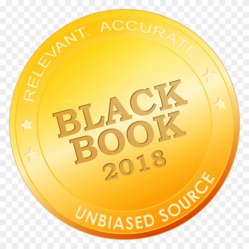 2700x2700 2018 Scheduled Reports Black Book Market Research Logo, Gold, Gold Medal, Trophy HD PNG Download
