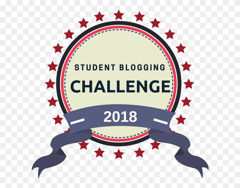 620x597 2018 Student Blogging Challenge Badges Are Here Student Blogging Challenge, Label, Text, Advertisement HD PNG Download