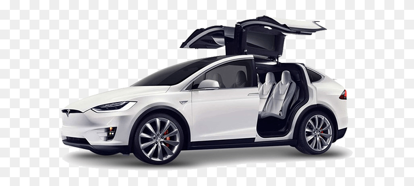 595x318 2018 Tesla Model X P75D 2017 Tesla Model X, Coche, Vehículo, Transporte Hd Png