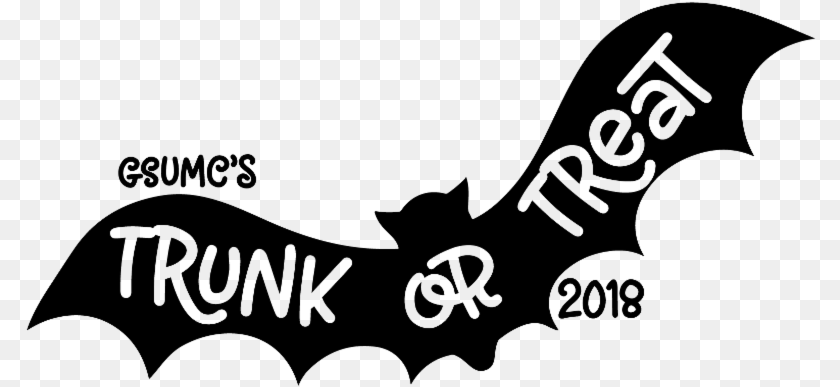 2018 Trunk Or Treat Graphic Design, Gray Clipart PNG