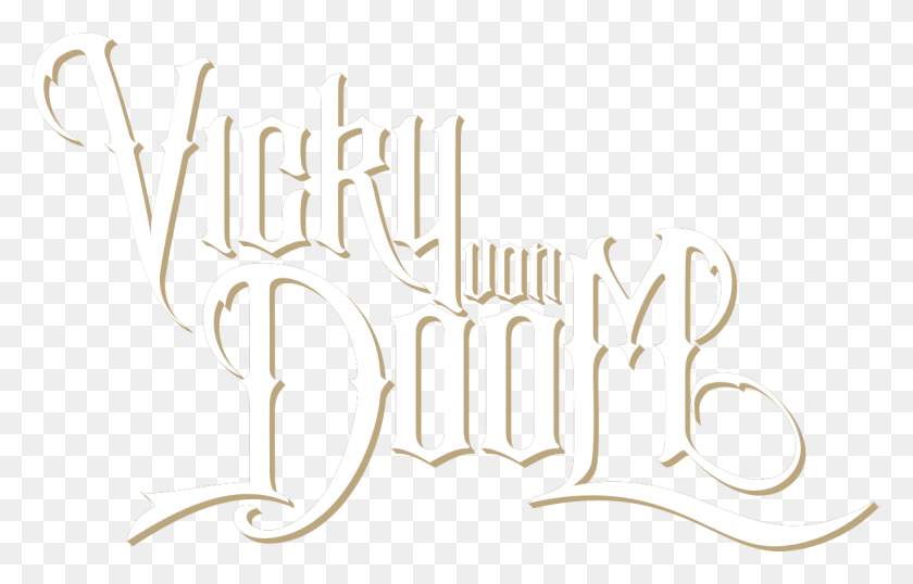 1166x716 2018 Vicky Von Doom Site Designed And Built By Flashbang Calligraphy, Text, Handwriting, Alphabet HD PNG Download