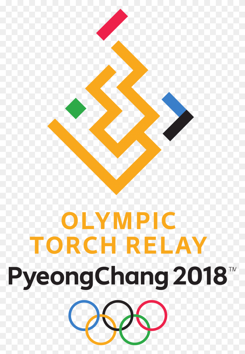 1200x1773 2018 Winter Olympics Torch Relay Olympic Torch Relay Logo, Symbol, Trademark, Minecraft HD PNG Download