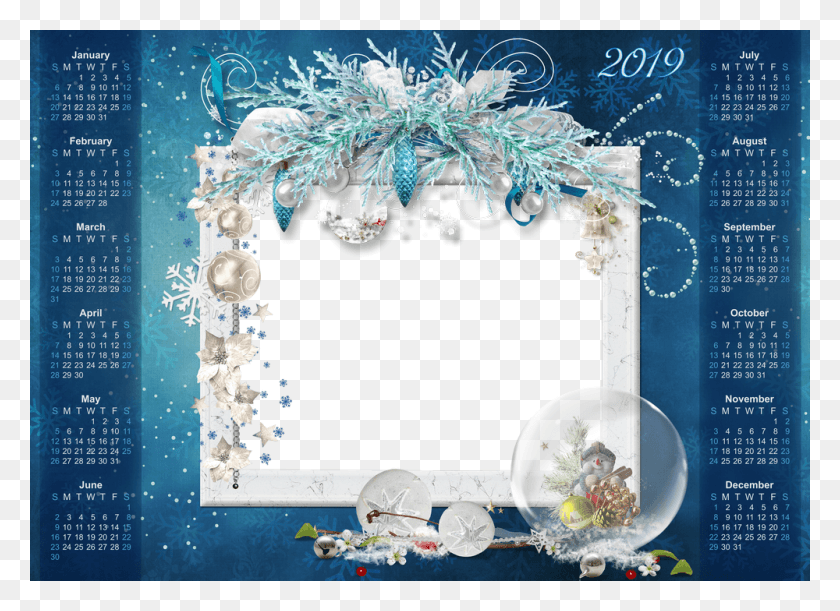 1000x707 2019 2018 Calendar Vector 2019 Calendar, Mirror, Poster, Advertisement HD PNG Download