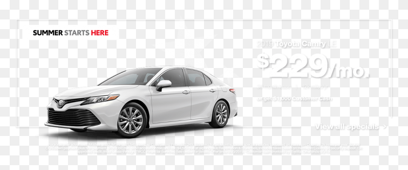 1174x437 2019 Camry Blanco Toyota Camry Le White Pearl 2019, Sedan, Coche, Vehículo Hd Png