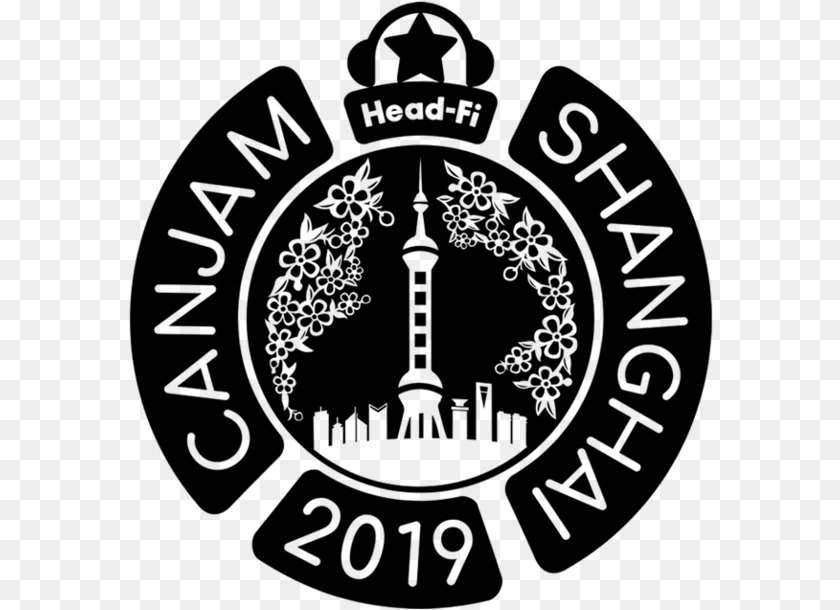 2019 Canjam Shanghai Emblem, Gray Transparent PNG