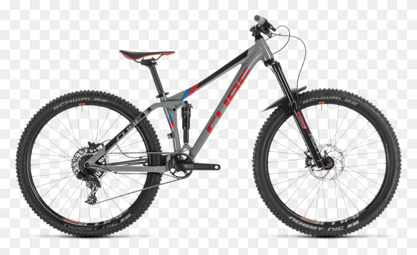 4501x2620 2019 Cube Stereo Youth Mountain Bike In Grey Canyon Spectral Cf 9.0 Ltd HD PNG Download