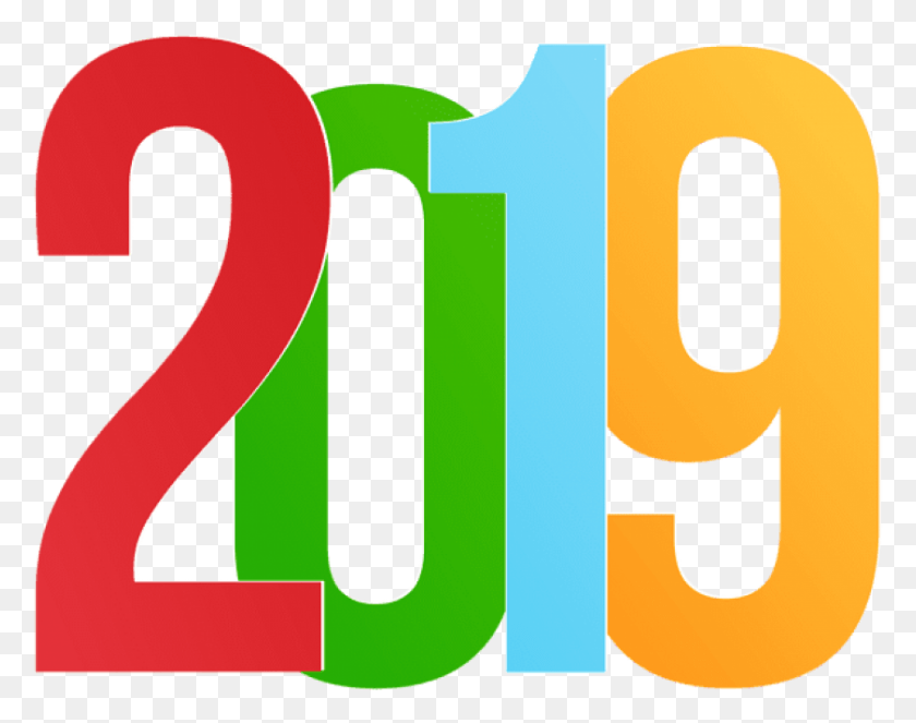 841x651 2019 Decorative Happy New Year 2019 Free Clip Art, Number, Symbol, Text HD PNG Download