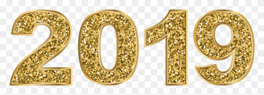 7925x2475 2019 Gold HD PNG Download