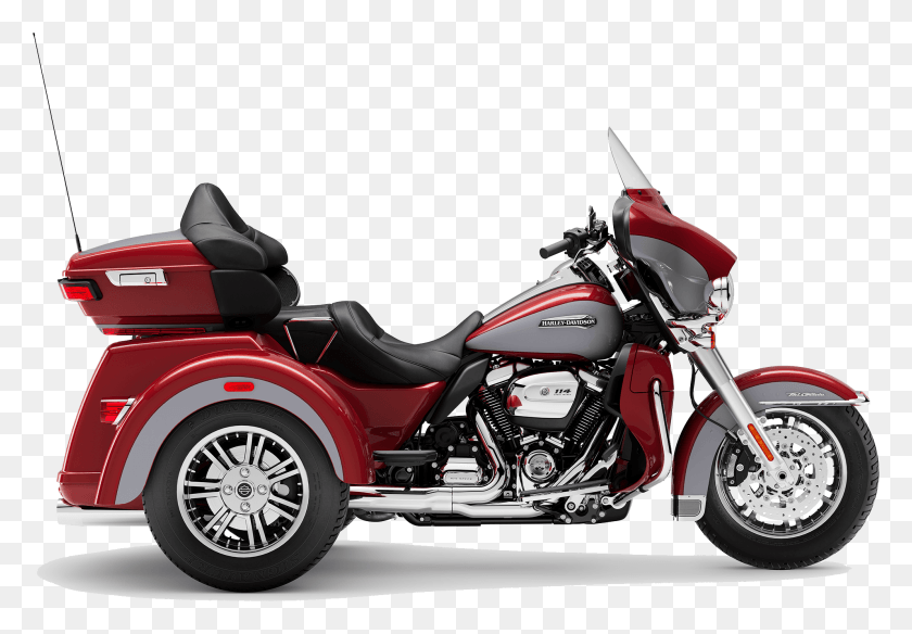 1990x1339 2019 Harley Davidson Tri Glide Ultra Wicked Red Barracuda Trike Harley Davidson, Motocicleta, Vehículo, Transporte Hd Png