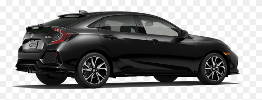 849x286 2019 Honda Civic Hatchback Crystal Black Pearl Honda Civic 2019 Hatchback, Coche, Vehículo, Transporte Hd Png