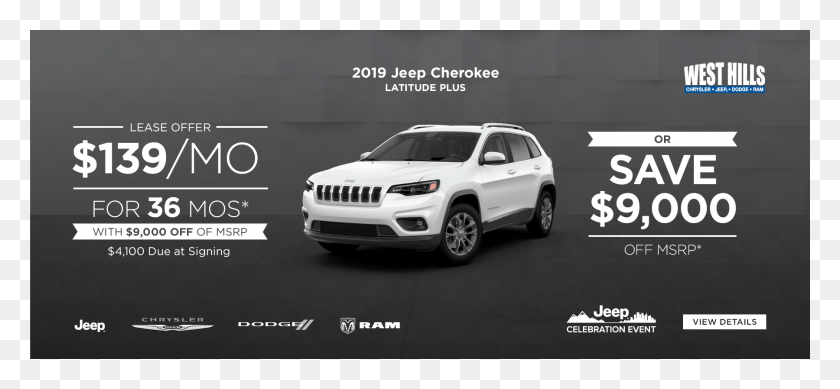 1800x760 2019 Jeep Cherokee Latitude Plus 139mo Jeep Cherokee, Car, Vehicle, Transportation HD PNG Download