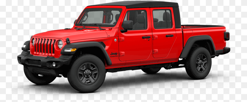 769x347 2019 Jeep Gladiator Sport Red Jeep Gladiator Rubicon, Car, Pickup Truck, Transportation, Truck Transparent PNG