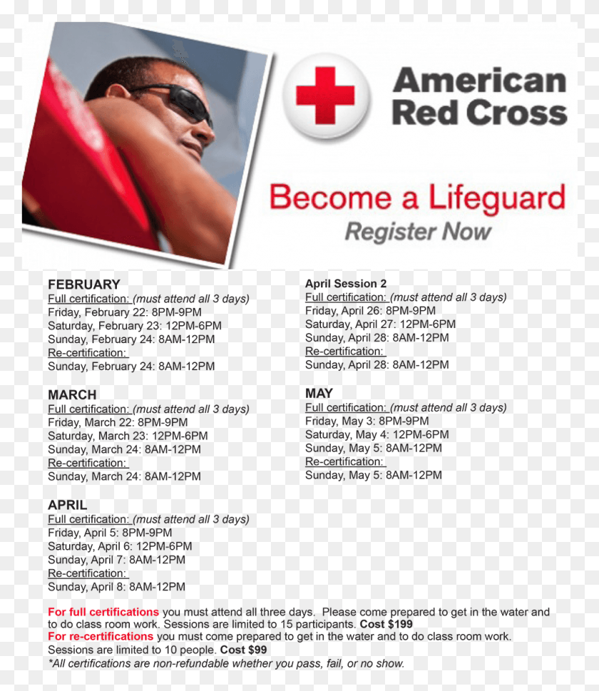 1001x1167 2019 Lifeguard Cert Info American Red Cross, Person, Human, Logo HD PNG Download