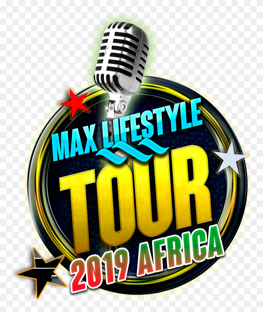 886x1064 2019 Max Lifestyle Tour Africa Graphics, Microphone, Electrical Device, Leisure Activities HD PNG Download