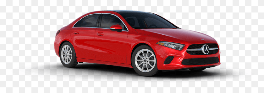 882x270 2019 Mb Clase A Rojo Mercedes Benz Clase A Rojo, Coche, Vehículo, Transporte Hd Png