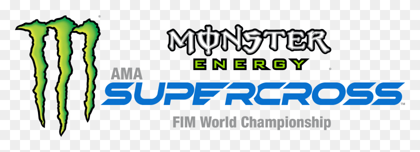 1658x519 2019 Monster Energy Supercross, Text, Label, Alphabet HD PNG Download
