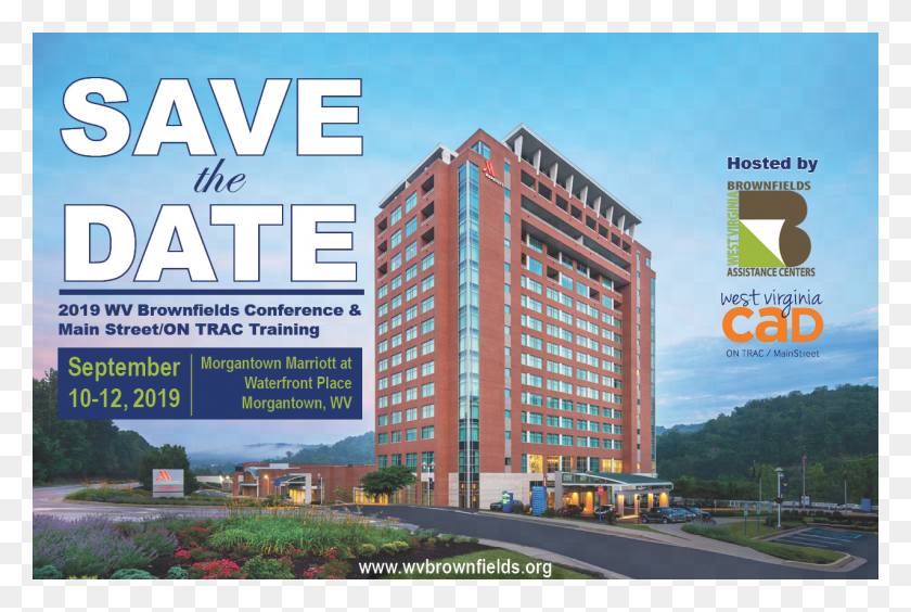 1275x825 2019 Wv Brownfields Conference Amp Main Streeton Trac Morgantown Marriott At Waterfront Place, Condo, Housing, Building HD PNG Download