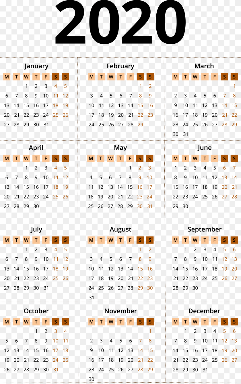 4986x7938 2020 Calendar Chinese Lunar Calendar 2020, Scoreboard, Text PNG