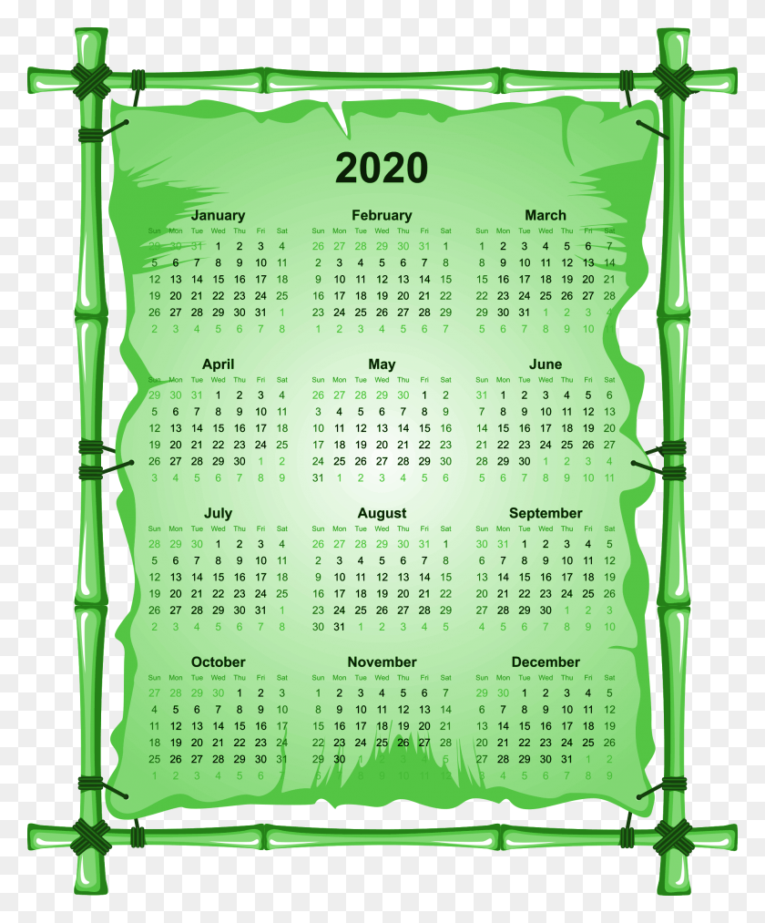 1964x2400 2020 Calendar Transparent Image Calendar, Text, Menu HD PNG Download