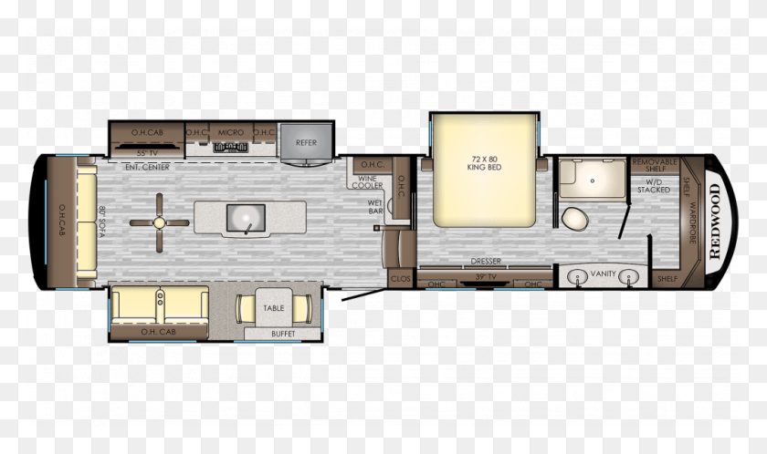 1004x565 2020 Redwood 390wb Floor Plan Img 2016 Redwood Rv Floor Plans, Floor Plan, Diagram, Plot HD PNG Download