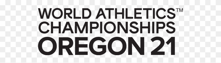 551x181 2021 World Athletics Championships Logo Black And White, Text, Alphabet, Number HD PNG Download