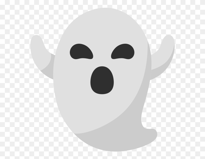 593x591 240 Pixels Ghost Emoji, Stencil, Head, Snowman HD PNG Download