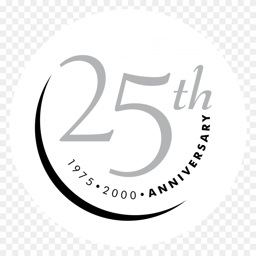 2400x2400 25th Anniversary Logo Transparent 25th Anniversary Transparent Logo, Number, Symbol, Text HD PNG Download