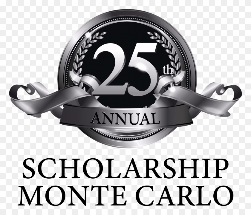 1242x1053 25Th Annual Scholarship Monte Carlo Night Diseño Gráfico, Texto, Grifo Del Fregadero, Logo Hd Png