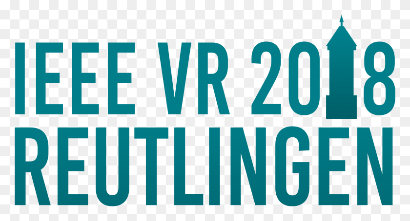 2671x1351 25Th Ieee Conference Sobre Realidad Virtual Y Usuario 3D Azul Eléctrico, Texto, Alfabeto, Word Hd Png