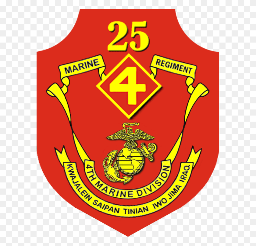599x749 25th Marine Regiment 1st Battalion 25th Marines, Symbol, Logo, Trademark HD PNG Download