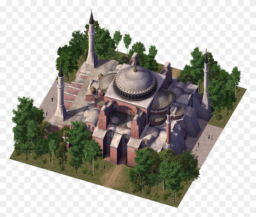 876x734 29 January 2014 Simcity 4 Rush Hour, Hat, Building, Architecture HD PNG Download