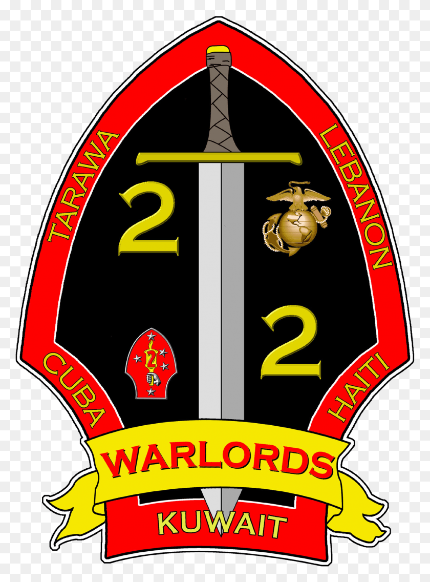 1378x1902 2Do Batallón 2Do Marines Logo 2Do Batallón 2Do Marines, Número, Símbolo, Texto Hd Png