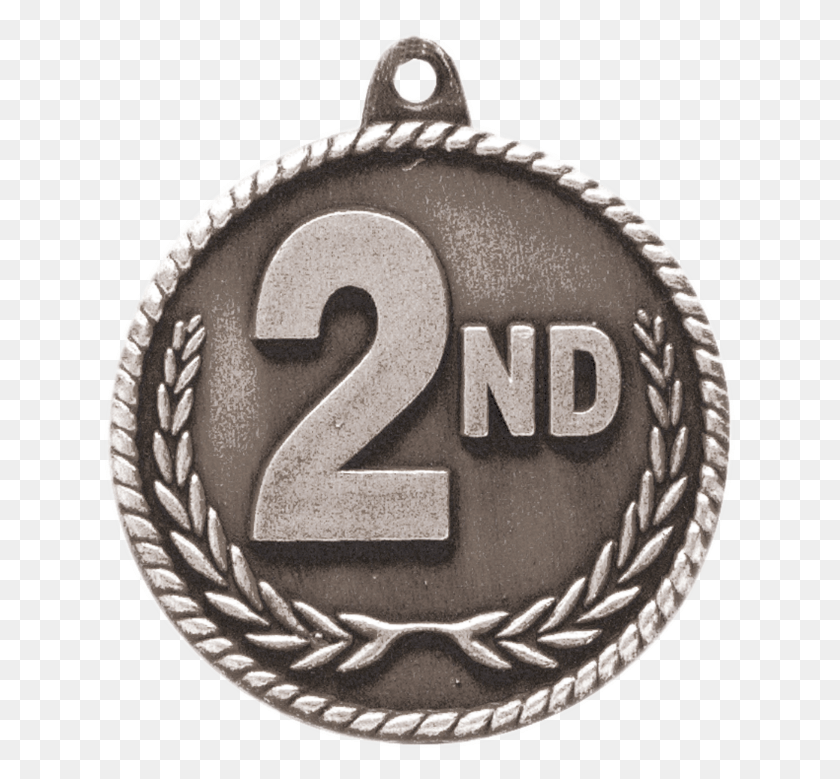 633x719 2nd Place High Relief Medal 2nd Place Medal, Symbol, Logo, Trademark HD PNG Download
