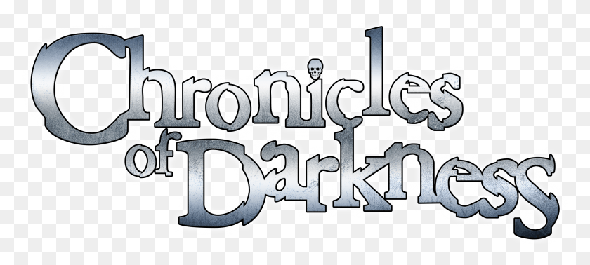 2945x1201 3000x1200 1525559057179 Chronicles Of Darkness Logo, Text, Alphabet, Word HD PNG Download