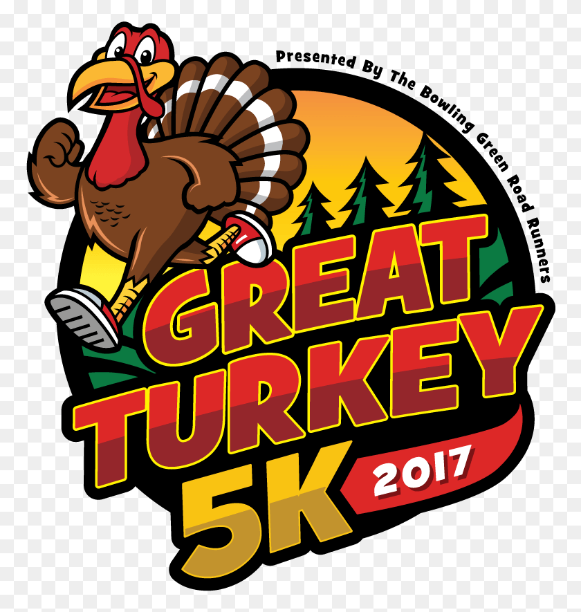 766x825 31st Annual Great Turkey 5k Cartoon, Poster, Advertisement, Flyer HD PNG Download