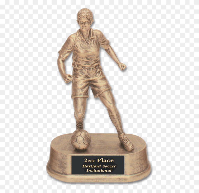 460x755 34 Antique Gold Female Soccer Resin Baseball Trophy Engraving, Person, Human, Alien HD PNG Download