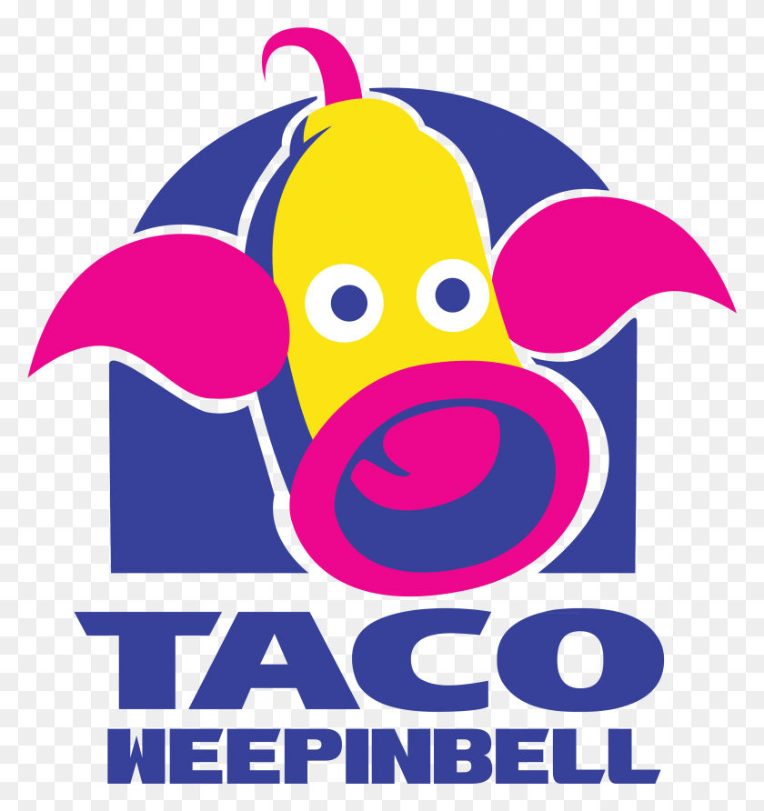 2907x3101 3472X3469 Taco Bell Parody Logo, Реклама, Плакат, Флаер Png Скачать