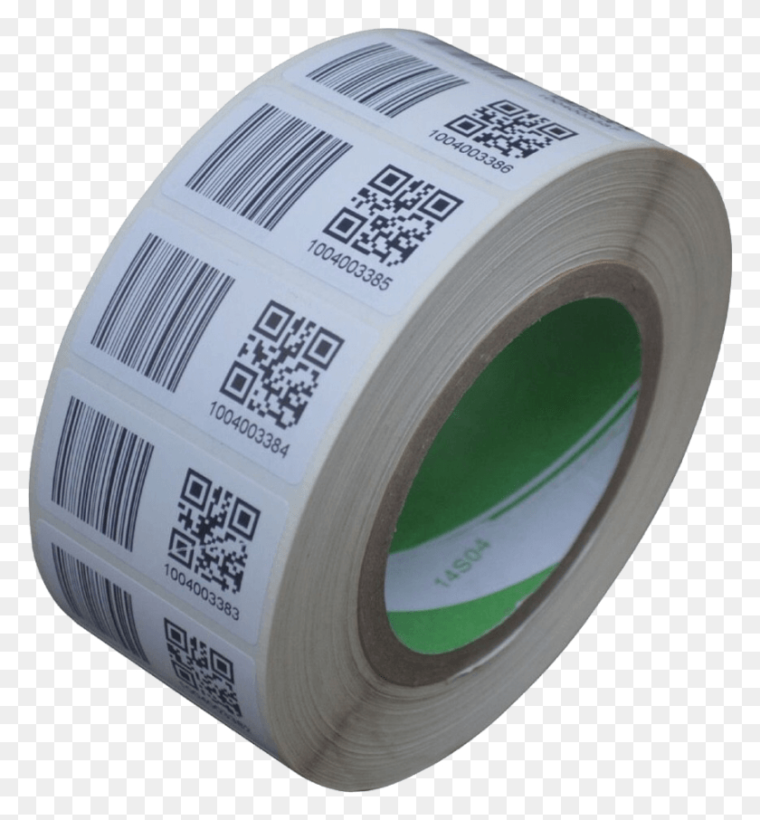 864x938 366 Barcode Stickers Roll, Tape HD PNG Download