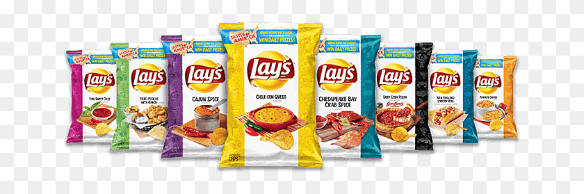 660x219 39tastes Of America39 Potato Chips Includes 8 New Lay39s Taste Of America, Burger, Food, Snack HD PNG Download