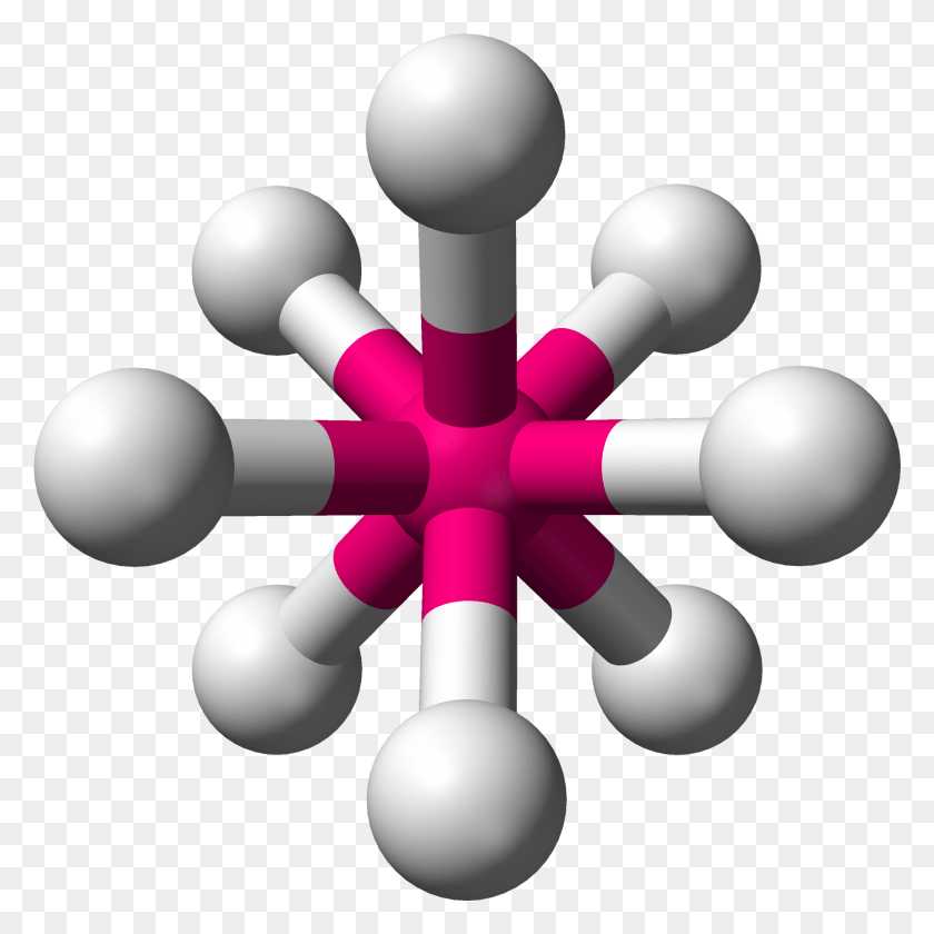 1819x1819 3d Atom Square Antiprismatic Structure, Balloon, Ball, Pin HD PNG Download