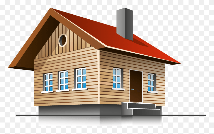 2693x1606 3d Building House Models Eps File House Clip Art 3d, Housing, Cabin, Cottage HD PNG Download