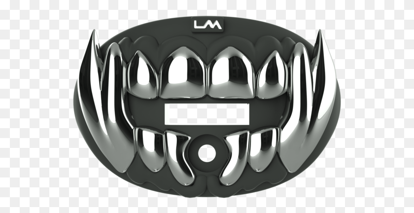 545x372 3d Chrome Grillz Football Mouth Guard, Helmet, Clothing, Apparel HD PNG Download