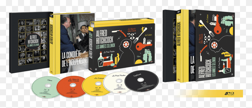 1894x736 3d Coffret Ultra Collector Alfred Hitchcock Les Annees Ingrid Bergman Notorious, Person, Human, Disk HD PNG Download