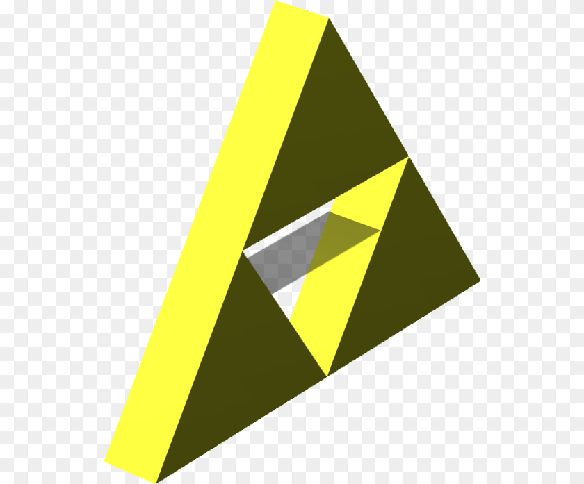 3d Design By 21ngardner Apr 10 Triangle Sticker PNG