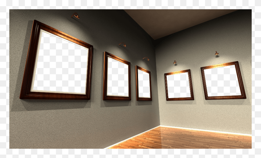 882x510 3d Frames 3d Photo Frame, Flooring, Floor, Wood HD PNG Download