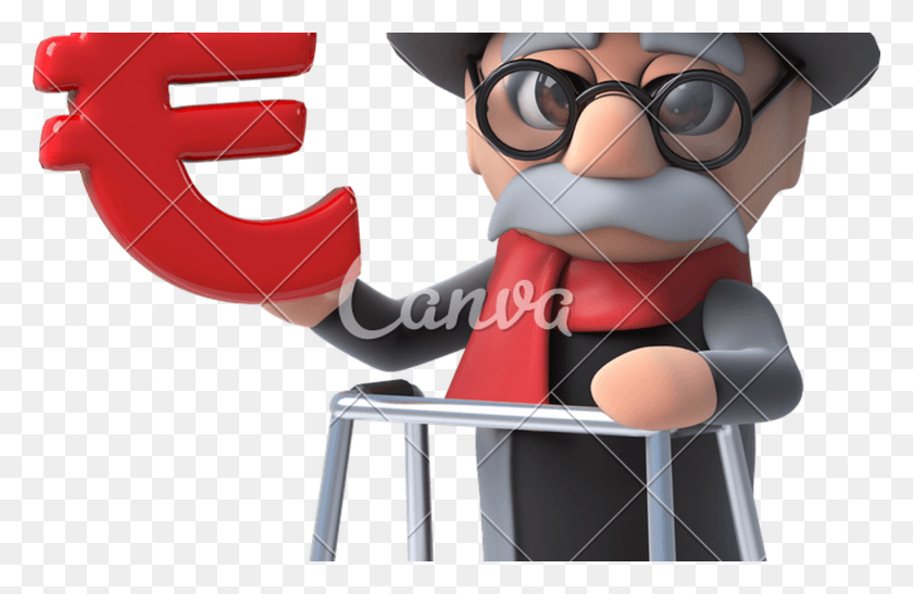 1368x855 3d Funny Cartoon Old Man Icons By Canva 3d Computer Graphics, Clothing, Apparel, Sunglasses HD PNG Download