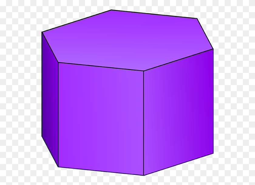 569x549 3d Geometric Shapes Hexagonal Prism 3d Shape, Mailbox, Letterbox, Box HD PNG Download
