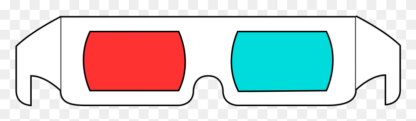 1240x293 3d Glasses Red Cyan Red Cyan Glasses, Label, Text, Symbol HD PNG Download